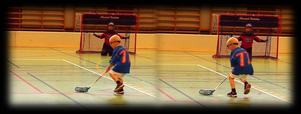 Floorball goal scoring, shooting practices and drills